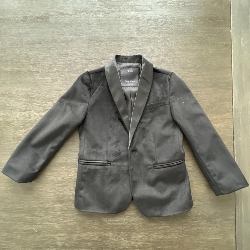 Zara Velvet & Satin Blazer